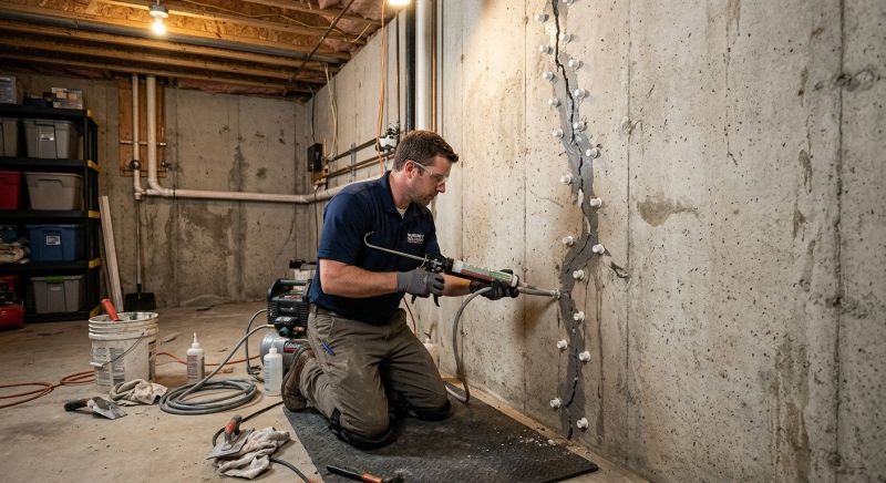 Basement Crack Repair in Debary, FL