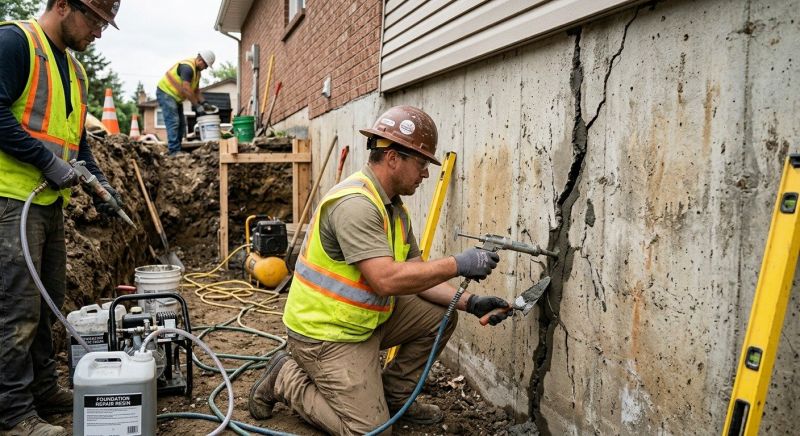 Cracked Foundation Repair in Deland, FL