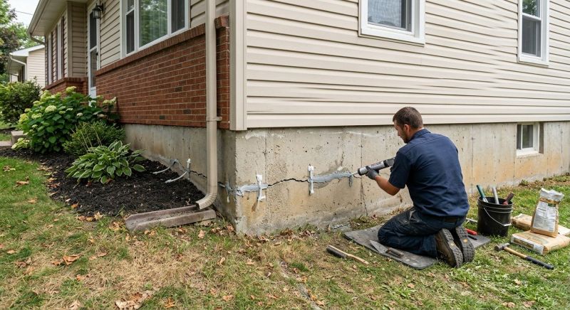 Cracked Foundation Repair in Deltona, FL