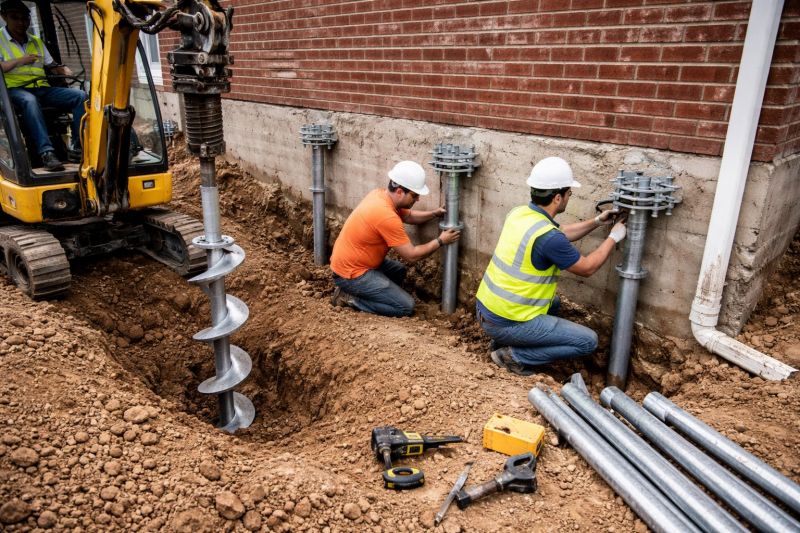 Helical Piers Installation in Debary, FL