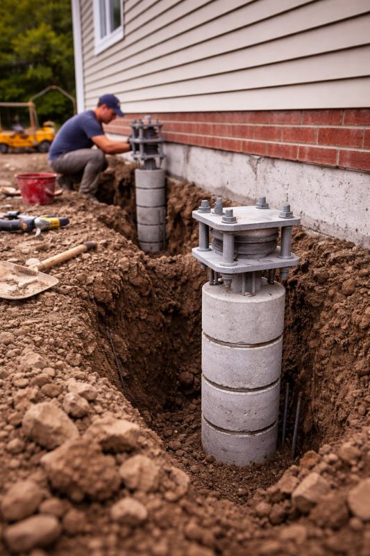 Helical Piers Installation in Debary, FL