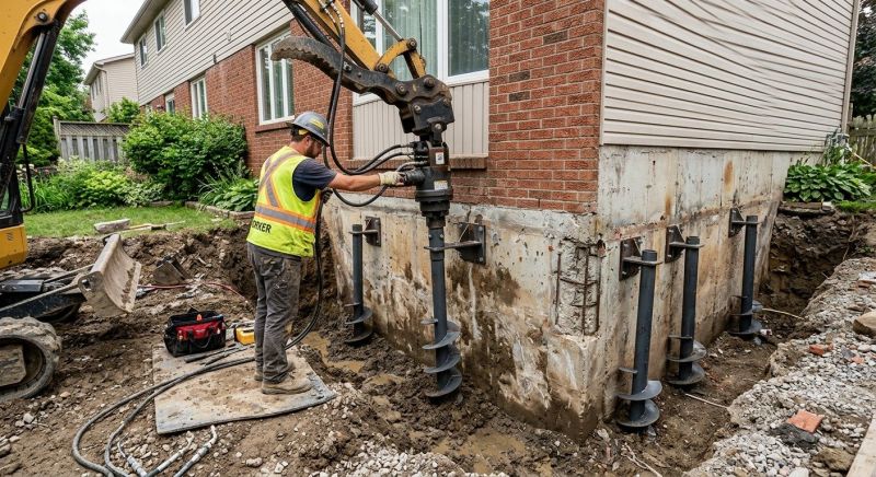 Helical Pile Installation in Debary, FL