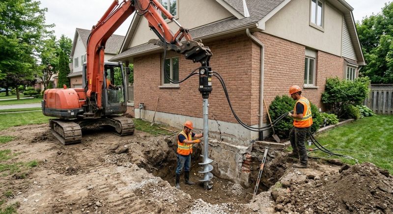 Helical Pile Installation in Debary, FL