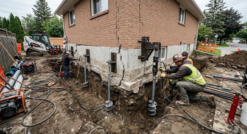 Sinking Foundation Repair in Oviedo, FL