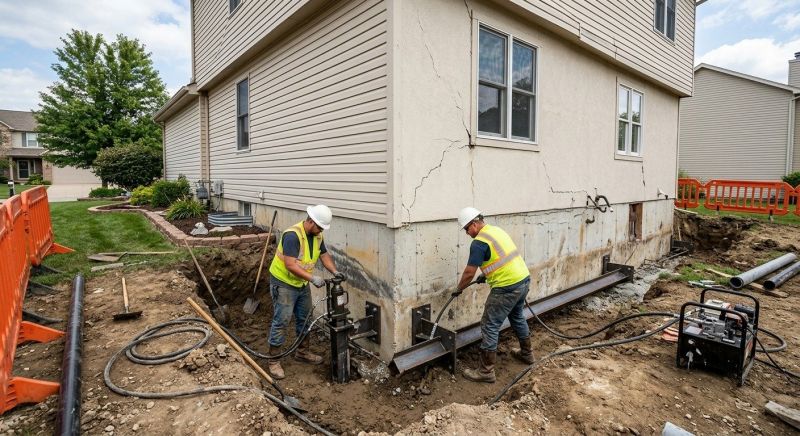 Sinking Foundation Repair in Winter Springs, FL