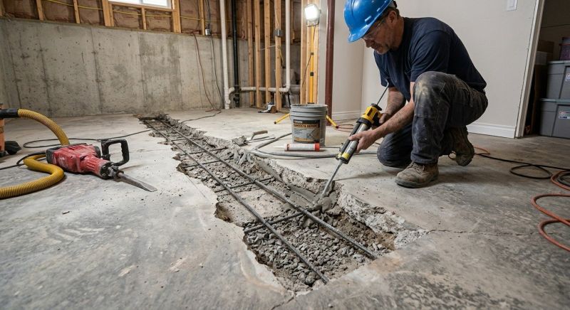 Slab Foundation Repair in Debary, FL